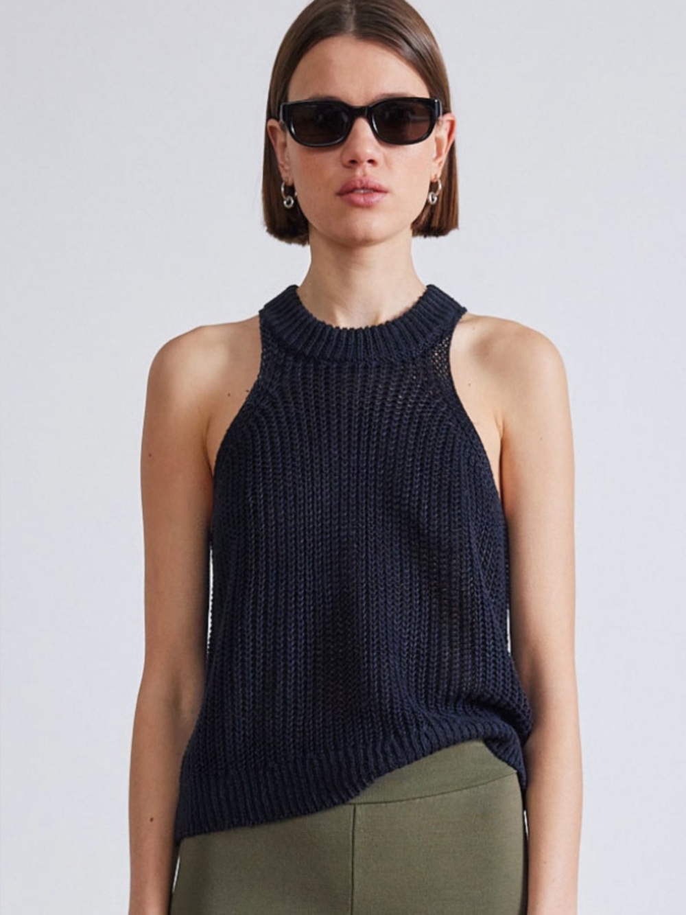Apiece Apart Ori Racer linen tank medium